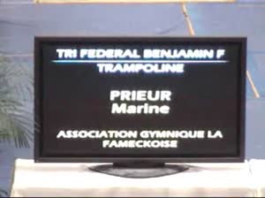 Vidéo - Finale du championnat de France de trampoline à Issy les moulineaux